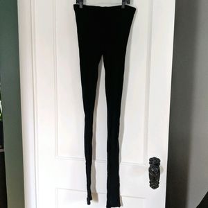 BCBG black sheer long tights / leggings M